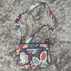 NWT Gray Vera Bradley Crossbody